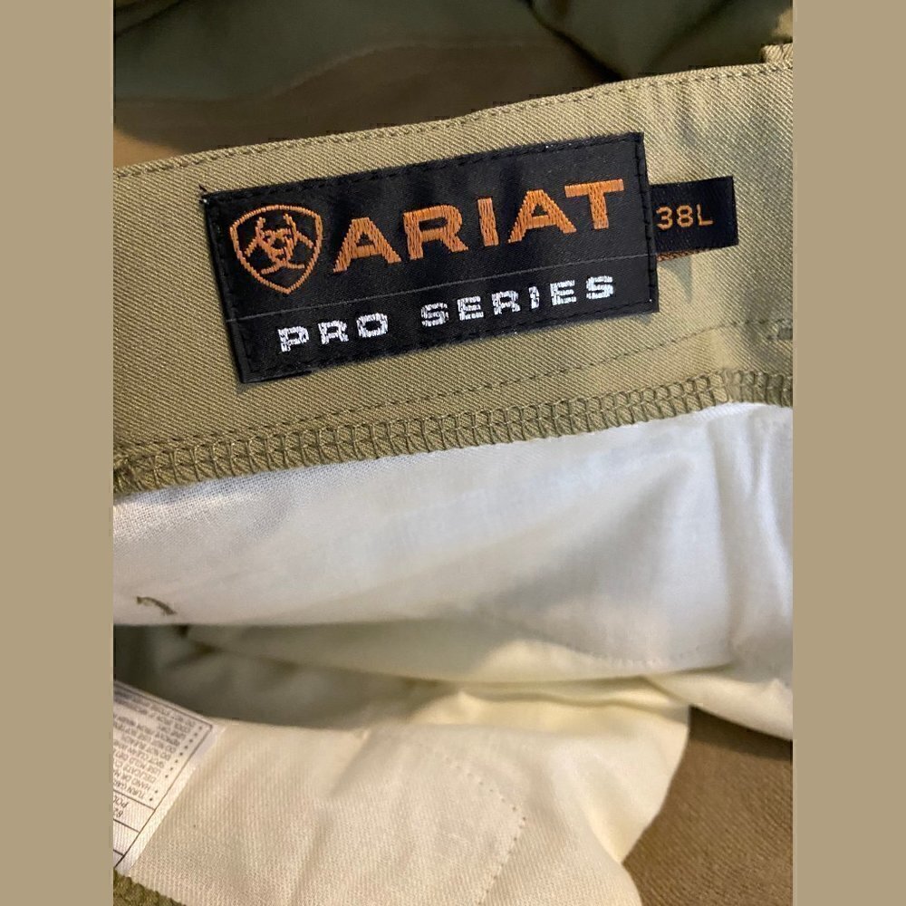 Ariat Mens Pro Circuit Breech Khaki 38 Long - Picture 4 of 11